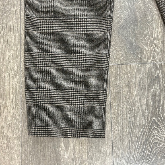 Aritzia Wilfred Gimont Pant Plaid Wool Crop Trousers Straight Leg Brown Size 2 - Picture 9 of 16